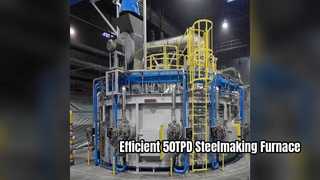 50TPD elektrische boogoven Efficiënte oplossing voor staalproductie