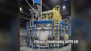 50TPD elektrische boogoven Efficiënte oplossing voor staalproductie
