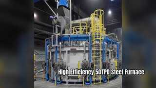 50TPD elektrische boogoven Efficiënte oplossing voor staalproductie