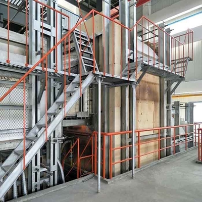 50 Tpd glazen smeltoven Eindbrandoven met geavanceerd energiebesparend ontwerp