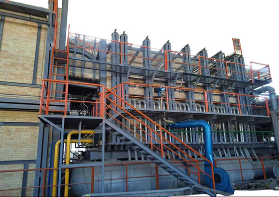 kopen 50ton Flint Kleur Eenvoudige structuur Einde Gebrand Furance Container Glasoven online manufacture