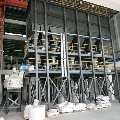 kopen 40tpd torentyp glasbatch plant semi-automatisch batch huis voor de glasindustrie online manufacture