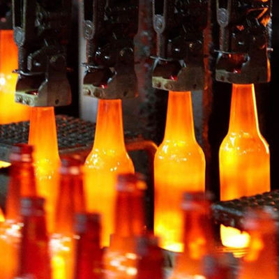 Kopen 300 ml Volledig automatische 380V glasflessen productielijn voor het vormen van bierflessen online vervaardiging