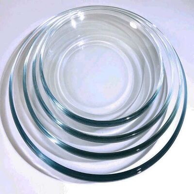 kopen Aanpasbare capaciteit Tafelgerei Glas Doorzichtig Glas Borden Schotel voor huishoudelijk glas online manufacture