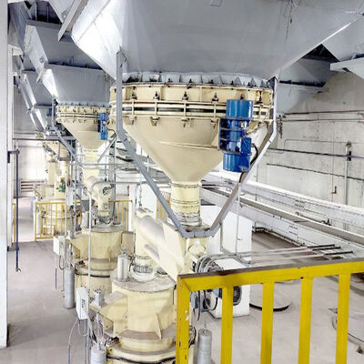 Kopen 200tpd Glasbatch Plant met 380V Batching System op basis van PLC online vervaardiging