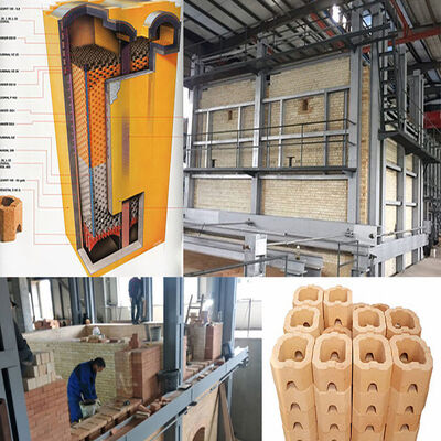 kopen Industrieel 80TPD-glassmeltovensysteem met volledige vuurvaste bekleding voor glasfabrieken online manufacture