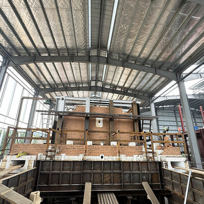 Kopen 80TPD Industrieel complete set glassmeltovensysteem met op maat gemaakte vuurvaste bekleding voor glasproductie-installatie online vervaardiging