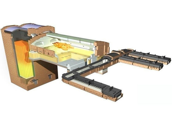 kopen Automatische Industriële het Glasoven Op hoge temperatuur van 50t online manufacture