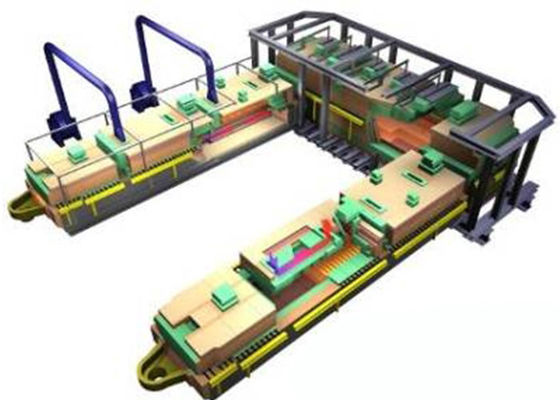 kopen 50 Tpd glazen smeltoven Eindbrandoven met geavanceerd energiebesparend ontwerp online manufacture